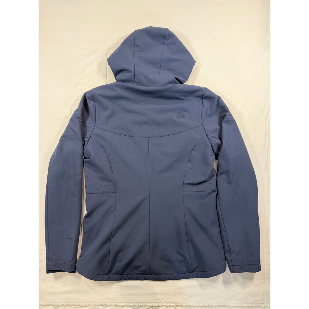 The North Face Womens Shelbe Raschel Hooded Softshell Jacket Navy Blue Medium - Picture 12 of 13